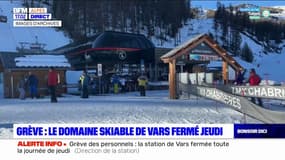 Le domaine skiable de Vars fermé ce jeudi en raison d'une grève des personnels