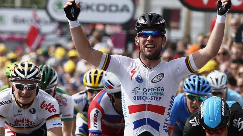 Mark Cavendish vainqueur de la 5e étape du Tour de France