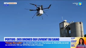 Pertuis : des drones qui livrent du sang
