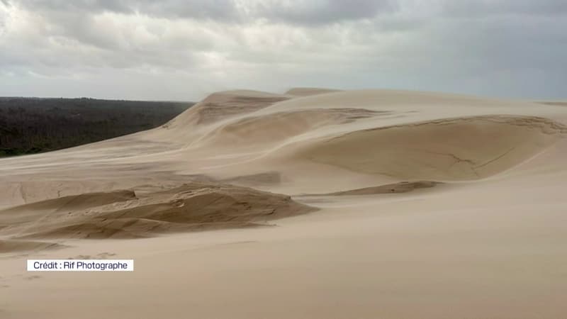 Tempête Domingos: la dune du Pilat redessinée par le vent avant de retrouver son aspect habituel
