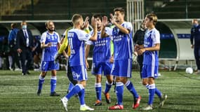 Les joueurs du SC Bastia, le 24 août 2020