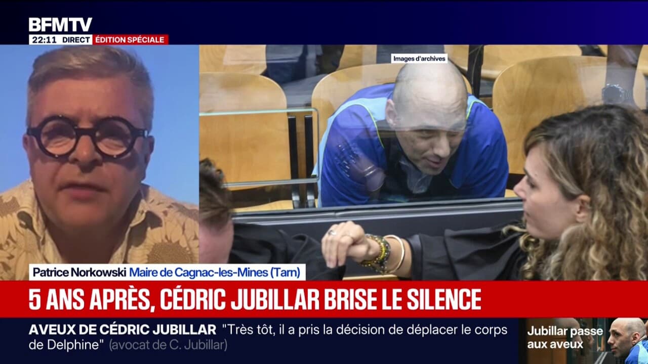 Aveux de Cédric Jubillar: "Tout le monde souhaite un dénouement à l'affaire qui nous a bouleversés pendant plusieurs années", déclare Patrice Norkowski, maire de Cagnac-les-Mines (Tarn)