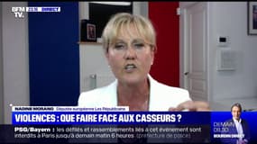 Casseurs: Nadine Morano met en cause "les mineurs non accompagnés" 