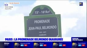 Paris: la promenade Jean-Paul Belmondo inaugurée sur le pont de Bir-Hakeim