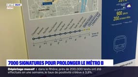 Métropole lyonnaise: 7000 signatures pour prolonger le métro B