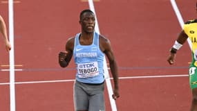 Letsile Tebogo aux Mondiaux d'Eugene en juillet 2022