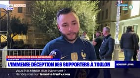 A Toulon, l'immense déception des supporters après la défaite des Bleus