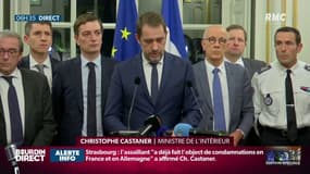 Attentat à Strasbourg: "Les recherches se poursuivent pour interpeller l'individu" selon Christophe Castaner, ministre de l'Intérieur