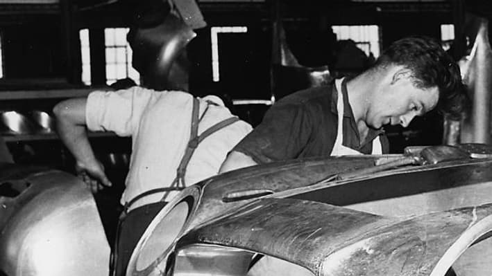 L'assemblage d'une DB4 à Newport Pagnell