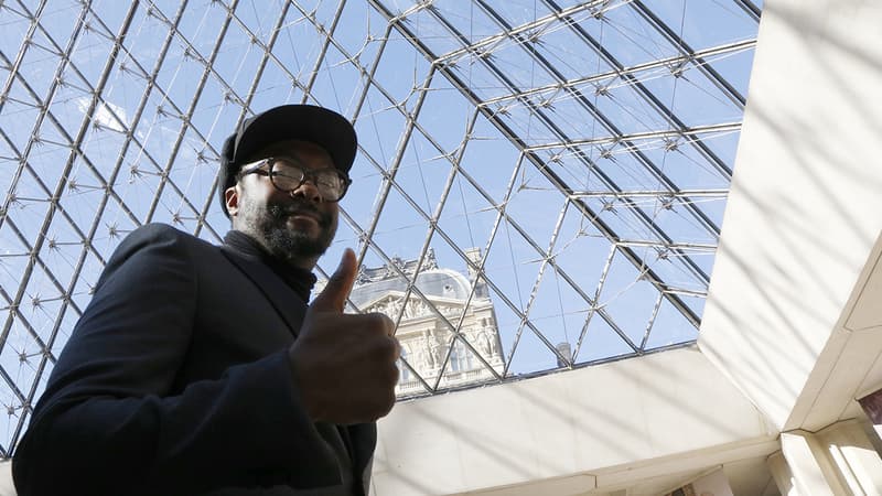 Will.I.Am au Louvre le 12 avril 2016