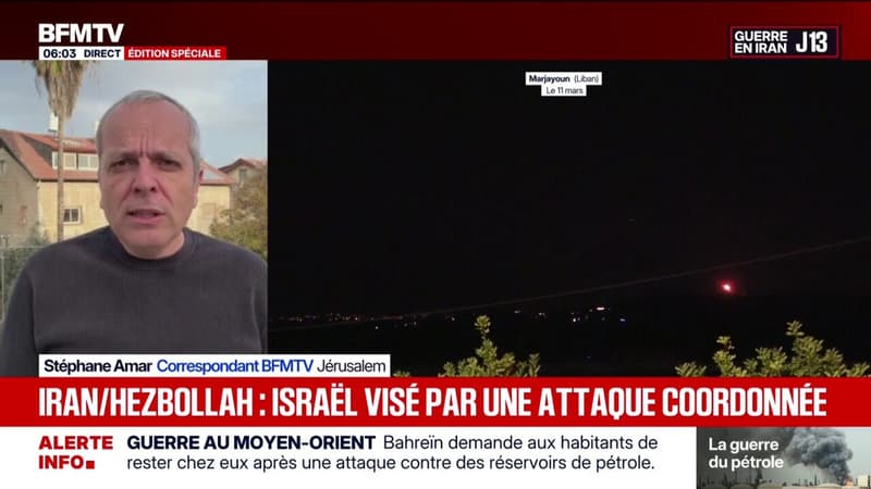 Guerre au Moyen-Orient: une attaque coordonnée entre l'Iran et le Hezbollah a touché Israël durant la nuit