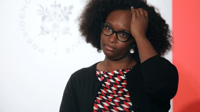 Sibeth Ndiaye à l'Élysée le 30 avril 2019