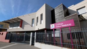 Le collège Arthur-Rimbaud à Montpellier (Hérault)