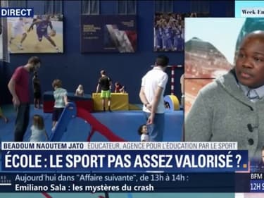 Sport à l'école: "Il ne s'agit pas de faire que des champions, il s'agit de donner de la confiance en soi, de l'apprentissage, de la motricité"