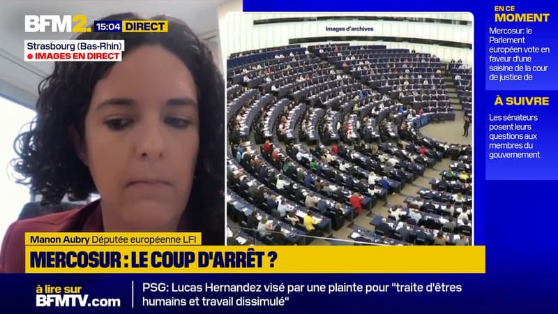 "C'est une gifle pour Ursula von der Leyen": Manon Aubry (LFI) salue la saisine de la Cour de justice de l’UE à propos du Mercosur