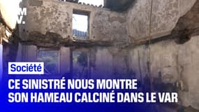 Dans le Var, un sinistré nous montre son hameau ravagé par les flammes