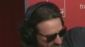 Frédéric Beigbeder pendant sa chronique littéraire le 9 septembre 2016