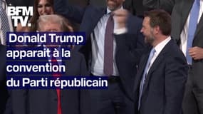 Donald Trump apparaît à la convention du Parti républicain, deux jours après la tentative d'assassinat