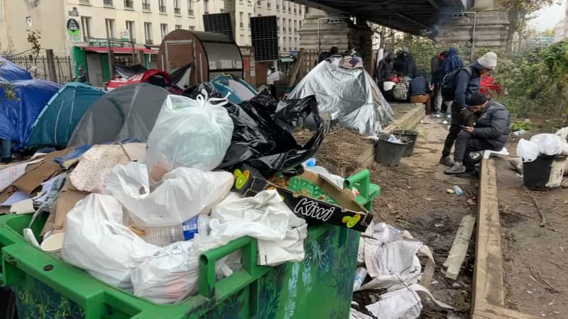 Paris: un nouveau campement de migrants se réinstalle à La Chapelle