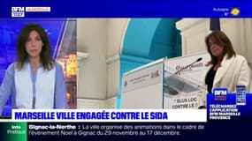 Marseille reçoit le label "ville engagée contre le Sida"
