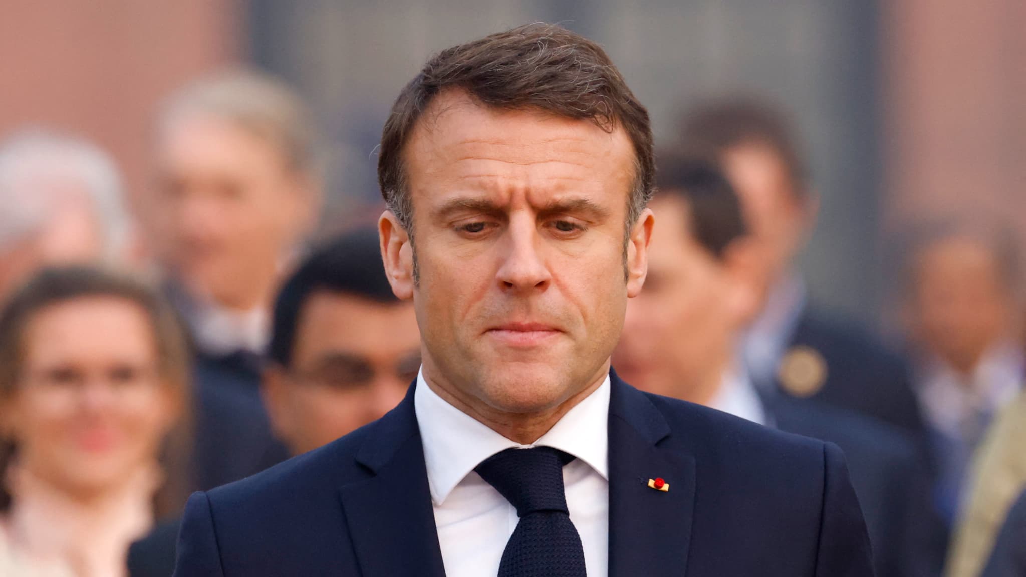 Emmanuel Macron est allé à la rencontre d'agriculteurs dans le Doubs
