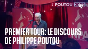 Présidentielle: le discours de Philippe Poutou à l'issue du premier tour