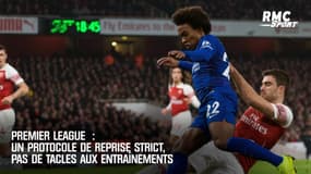 Premier League : un protocole de reprise strict, les tacles interdits aux entraînements 