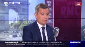 Remaniement: Gérald Darmanin juge "regrettable" qu'"aucun" groupe politique n'a souhaité "aider" la majorité ou "faire une coalition"