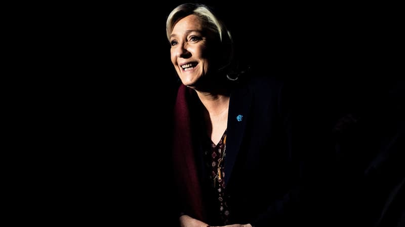 Marine Le Pen à Lyon.