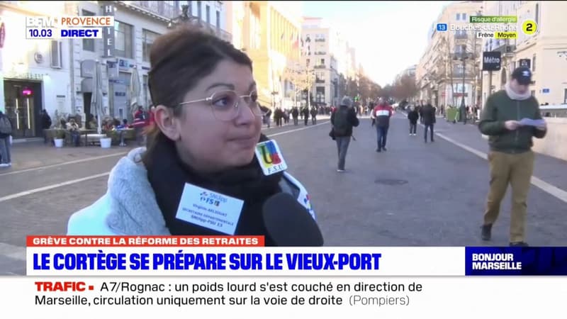 Marseille: les enseignants mobilisés contre la réforme des retraites