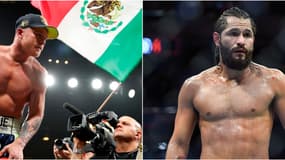 Canelo Alvarez (à gauche) et Jorge Masvidal