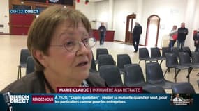 Grand débat national dans le Gers: "Il faut que ça s'apaise et qu'on discute" pour Marie-Claude, infirmière à la retraite