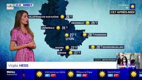 Météo: encore et toujours beaucoup de soleil dans la métropole lyonnaise ce jeudi, des températures au-dessus des normales de saison avec un maximum de 27°C à Lyon cet après-midi