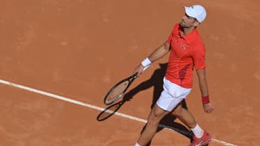 Novak Djokovic le 12 mai 2024 à Rome lors du Masters 1 000