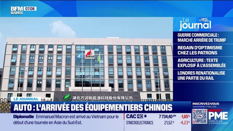 Automobile : l'arrivée des équipementiers chinois