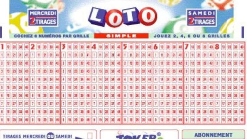 Une grille de Loto 