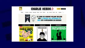 Le site de Charlie Hebdo le 5 janvier 2023