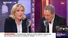 Marine Le Pen sur le protocole sanitaire à l'école: "Je suis pour arrêter tout ça (...) c'est de la maltraitance""