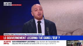 Gouvernement de Sébastien Lecornu: "Ce soir, il y a une escroquerie politique en bande organisée", déclare Matthieu Valet, député européen RN