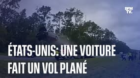 États-Unis: une voiture fait un vol plané après avoir foncé sur la rampe d’une dépanneuse