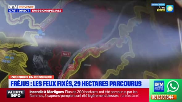 Incendie à Fréjus: une partie de l'A8 bloquée pour ce nouveau week-end de départs en vacances