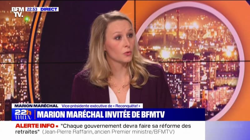 Marion Maréchal sur les retraites: 