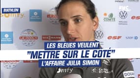 Biathlon : Les Bleues veulent "mettre sur le côté" l'affaire Julia Simon