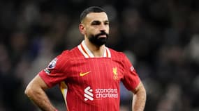 Mohamed Salah avec Liverpool en Premier League, le 22 décembre 2024