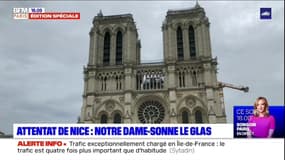 Attaque à Nice: Notre-Dame sonne le glas en hommage aux victimes