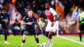 Axel Disasi face à l'OM, le 13 novembre 2022.