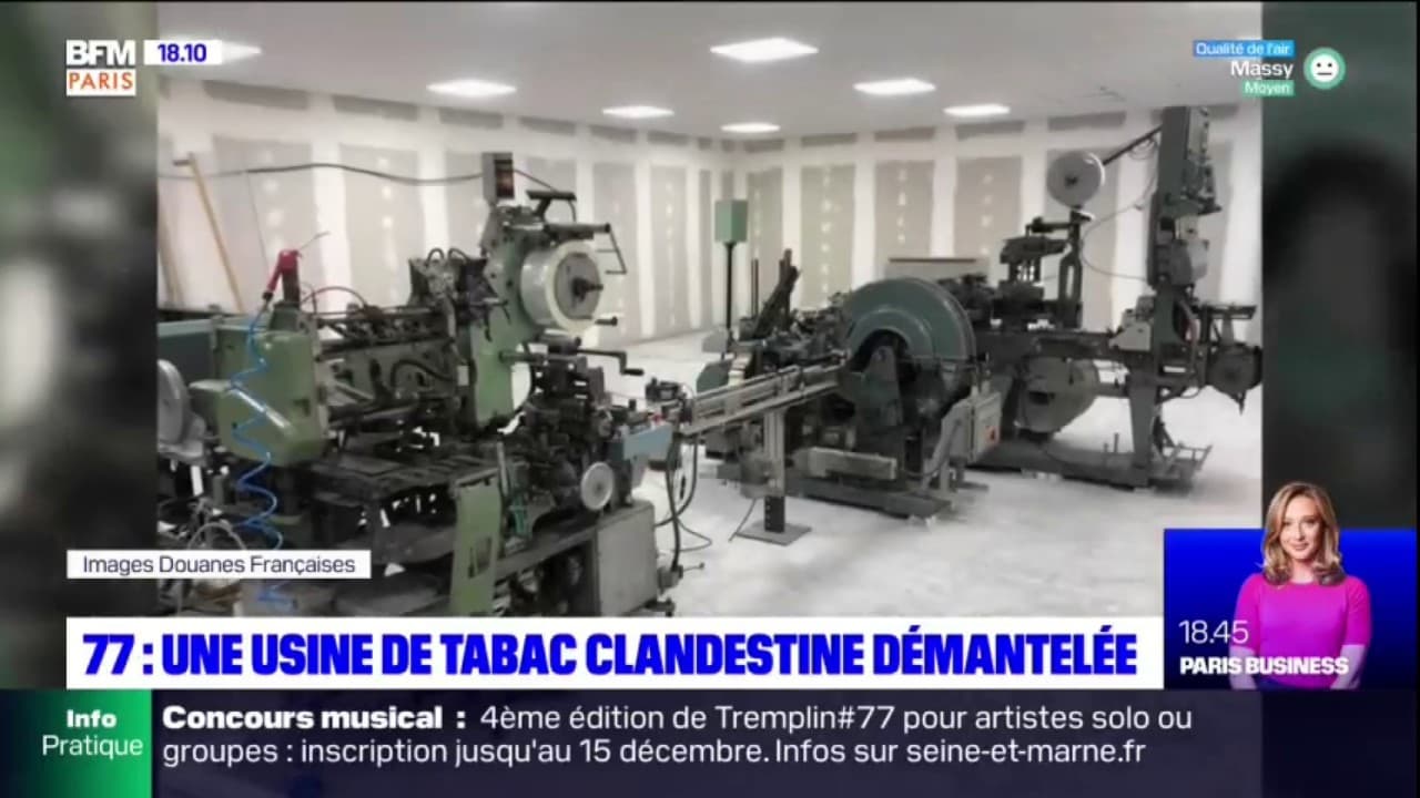 Seine-et-Marne: un atelier clandestin de cigarettes contrefaites dmantel