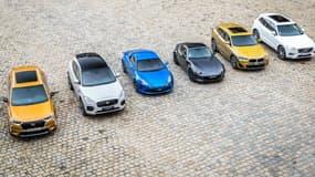 Les voitures finalistes du concours de la plus belle voiture de l'année