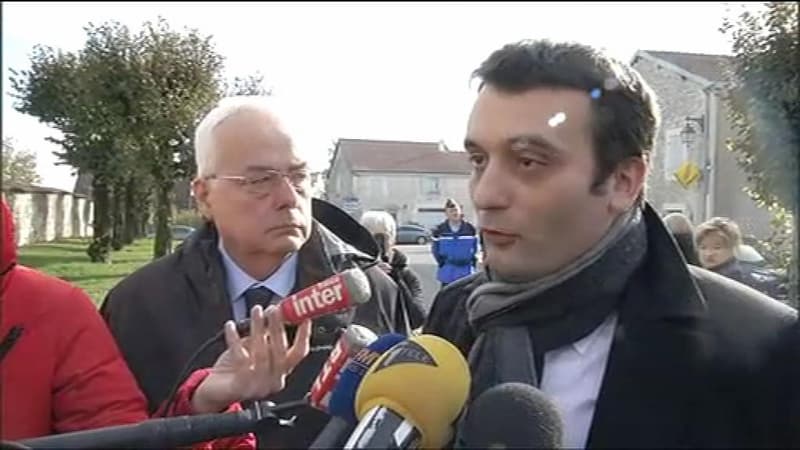 Florian Philippot, vice-président du Front national, à Colombey-les-deux-Eglises, le 9 novembre 2012