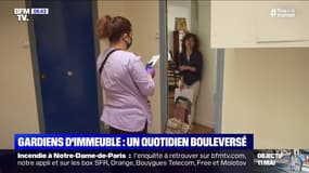 Confinement: les gardiens d'immeuble voient eux aussi leur quotidien boulversé